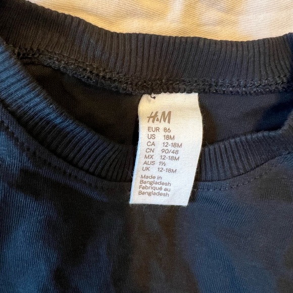 H&M 100% Cotton Tees 3 Pack - Picture 4 of 4